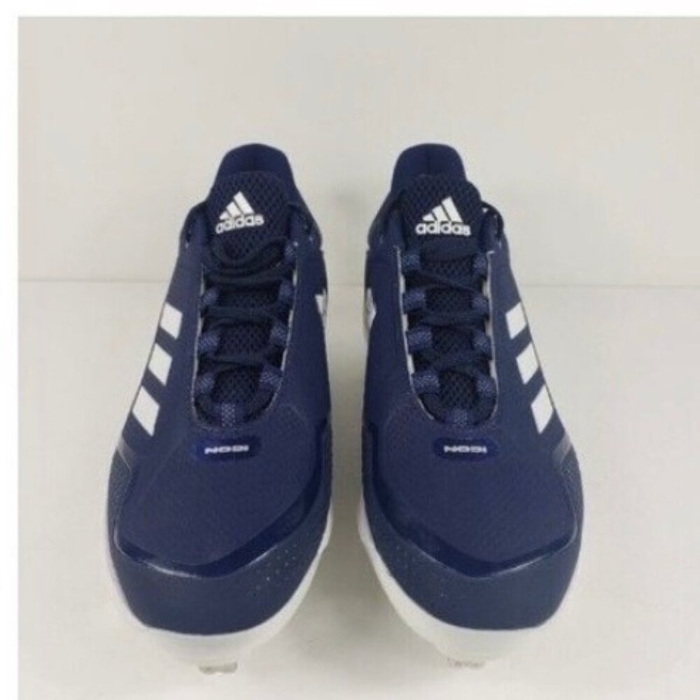 Men's Adidas Icon 7 Size 12 Navy Blue/White Baseball Cleats NEW!!! (S23853)